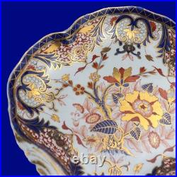 Antique Royal Crown Derby Shell Dish Early Kings Old Japan Imari c. 1806-1825