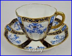 Antique Royal Crown Derby Tea Cup & Saucer