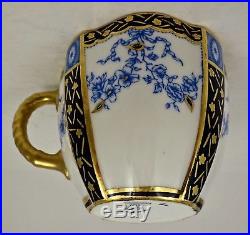 Antique Royal Crown Derby Tea Cup & Saucer