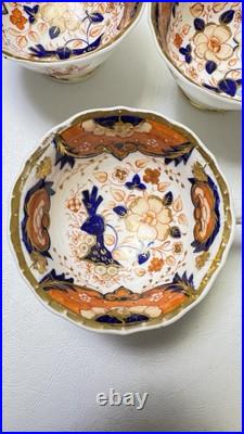 Antique Royal Crown Derby Tea Cups & Creamer