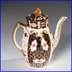 Antique Royal Crown Derby Traditional Imari Coffee Pot