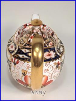 Antique Royal Crown Derby Traditional Imari Teapot from 1907