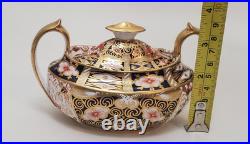 Antique Royal Crown Derby Traditional Imari Teapot from 1907