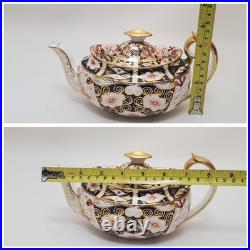 Antique Royal Crown Derby Traditional Imari Teapot from 1907