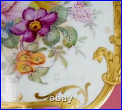 Bd C1933 Royal Crown Derby Porcelain Vase Tea Caddy Painted By George Jessop