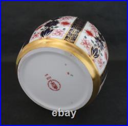 Beautiful ROYAL CROWN DERBY Large GINGER Jar OLD IMARI #1128 Dated 1983 7 Tall