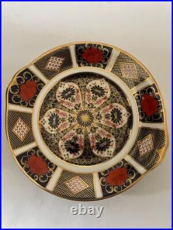 Beautiful Royal Crown Derby 1128 Bread & Butter Plate 25 cm First Quality