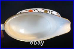 Beautiful Royal Crown Derby Asian Rose, 1st Quality Gravy Boat And Underplate