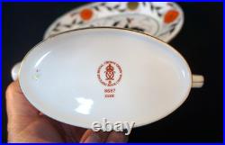 Beautiful Royal Crown Derby Asian Rose, 1st Quality Gravy Boat And Underplate