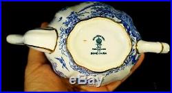Beautiful Royal Crown Derby Blue Aves Teapot