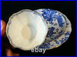 Beautiful Royal Crown Derby Blue Aves Trio