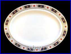 Beautiful Royal Crown Derby, Derby Border Large Oval Platter