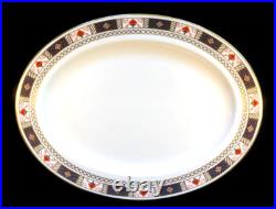 Beautiful Royal Crown Derby, Derby Border Large Oval Platter