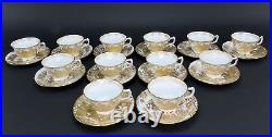 Beautiful Royal Crown Derby Gold Aves Cup and Saucer (1 cup and 1 saucer)