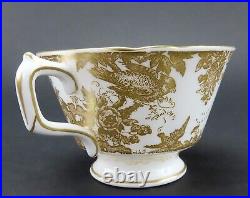 Beautiful Royal Crown Derby Gold Aves Cup and Saucer (1 cup and 1 saucer)