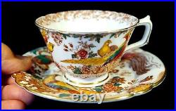 Beautiful Royal Crown Derby Olde Avesbury Tea Cup And Saucer
