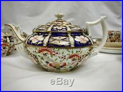 Bloor Derby Royal Crown Derby IMARI ANTIQUE 1800's Teapot Witches Pattern