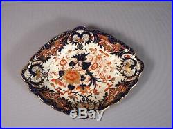 Bloor Derby Royal Crown Duesbury Porcelain IMARI ANTIQUE 1800s Dish Platter Tray