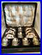 Boxed-London-1908-Silver-Gilt-Coffee-Can-Holders-saucers-Royal-Crown-Derby-01-iryh