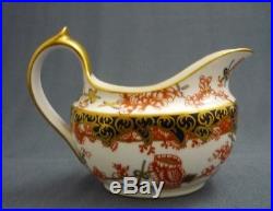 C1908 Royal Crown Derby England 2641 Imari SCISSORS Tea Set Pot & Sugar, Creamer