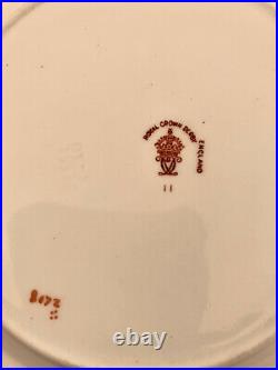 C572 6 Vintage Royal Crown Derby Plates, Delicate & Dainty