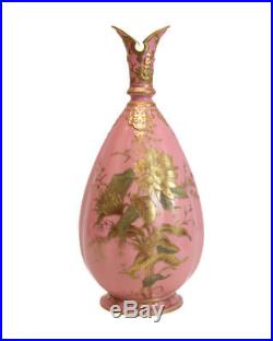 Charming Royal Crown Derby Porcelain & Gilt Vase, circa 1890