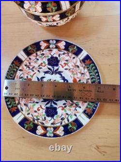 Circa 1877- 1889 Royal Crown Derby IMARI Bowl With Lid & Stand. 22k Gold