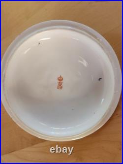 Circa 1877- 1889 Royal Crown Derby IMARI Bowl With Lid & Stand. 22k Gold