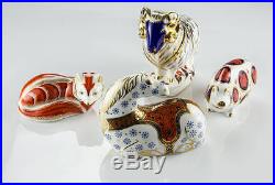 Collection of 18 English Royal Crown Derby Porcelain Figurines