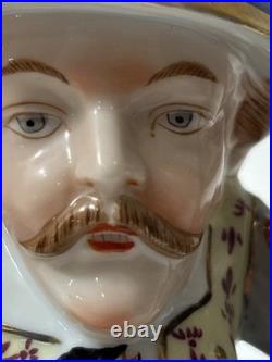 Crown Derby Mansion House Dwarfs, Matching Pair 7 Vtg Porcelain U-22B