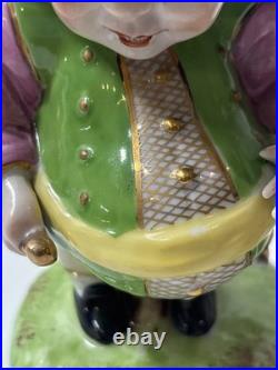 Crown Derby Mansion House Dwarfs, Matching Pair 7 Vtg Porcelain U-22B