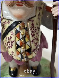 Crown Derby Mansion House Dwarfs, Matching Pair 7 Vtg Porcelain U-22B