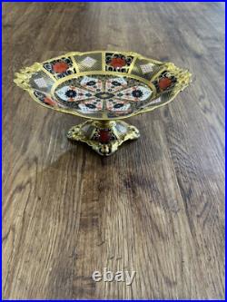 Crown Derby Old Imari Oval Talbot Comport