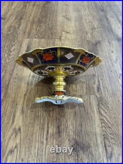 Crown Derby Old Imari Oval Talbot Comport