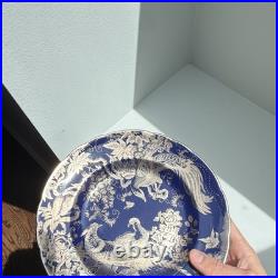 DISCONTINUED Royal Crown Derby Aves Platinum Bone China Plate England 2010