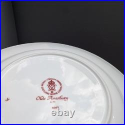 DISCONTINUED Royal Crown Derby Olde Avesbury China Salad Plate England 2000s