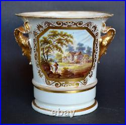 Derby Porcelain Cache Pot and Stand circa 1810