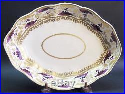 Early 19th C. Royal Crown Derby Purple Gilt Bowls c. 1810 antique porcelain