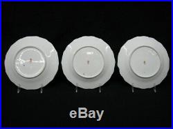 Early Set 12 Royal Crown Derby Imari Kings #383 9 Luncheon Plates c. 1877-1890