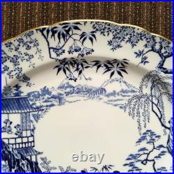 Excellent Royal Crown Derby Mikado 1979 oval large plate From Japan