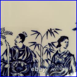 Excellent Royal Crown Derby Mikado 1979 oval large plate From Japan