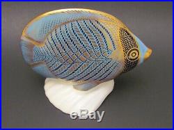 Excellent Vintage Royal Crown Derby England Tropical Fish Paperweight