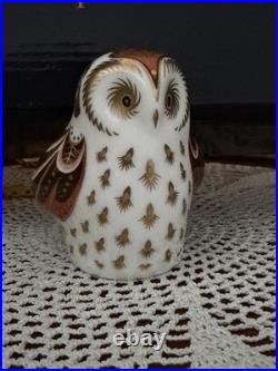 Exclusive Royal Crown Derby Collectors Guild Member's Pack with Owlet Paperwt