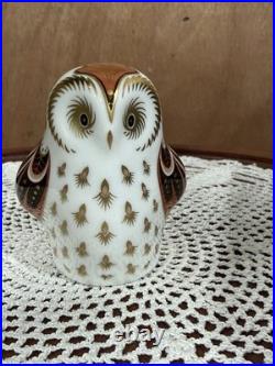 Exclusive Royal Crown Derby Collectors Guild Member's Pack with Owlet Paperwt