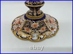 Extremely Rare Pair Of Royal Crown Derby 2451 Traditional Imari Date 1912