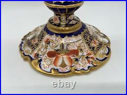 Extremely Rare Pair Of Royal Crown Derby 2451 Traditional Imari Date 1912