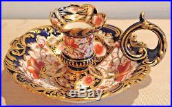 Extremely Rare Royal Crown Derby 2451 Chamber Candlestick Date Code For 1894
