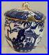 Extremely-Rare-Royal-Crown-Derby-Blue-Mikado-Jam-Pot-And-LID-01-puh