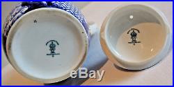 Extremely Rare Royal Crown Derby Blue Mikado Side Handle Cocoa Pot