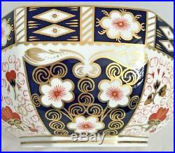 Extremely Rare Set Of 3 Royal Crown Derby 2451 Stacking Centrepiece Bowls